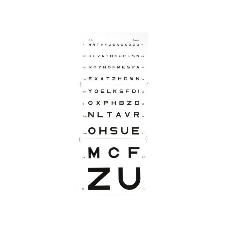 Monoyer eye test