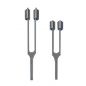Hartmann tuning fork with weight