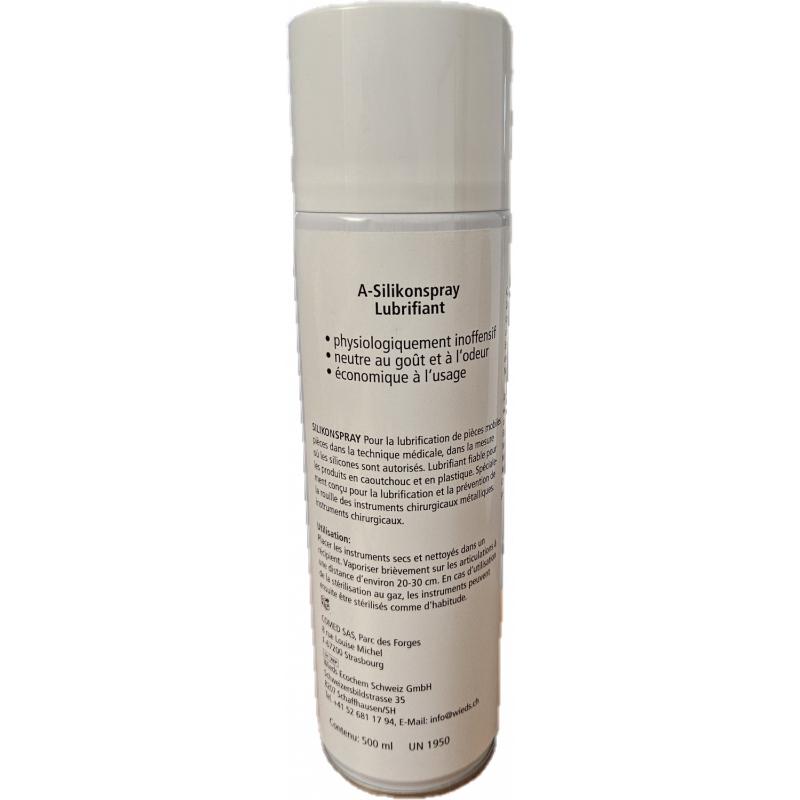 Spray silicone lubrifiant