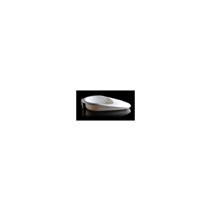 Bedpan with ergonomic handle
